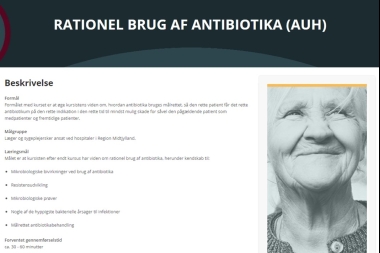 Rationel anvendelse af antibiotika - E-læringsprogram