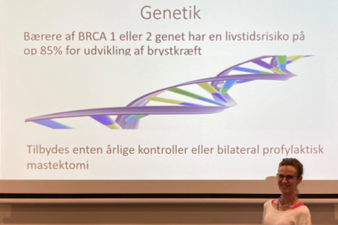 Gruppeinformation for kvinder der er i høj risiko for at udvikle bryst...