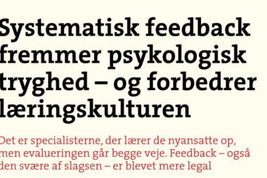 Systematisk feedback