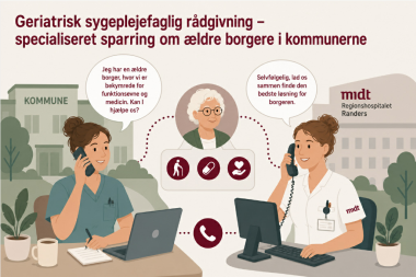 Geriatrisk sygeplejefaglig rådgivning – specialiseret sparring om ældr...