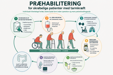 Præhabilitering til de mest skrøbelige patienter forud for tarmkræft o...